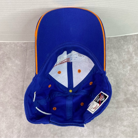 New England Patriots Hat Adult Blue Vintage Retro Flames NFL Football RARE OSFM - Picture 9 of 10